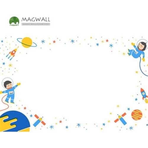 Magwall magnetic children graffiti wallpaper 1.2*1.8m easy to install education writing board