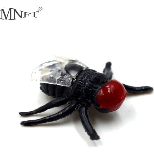 MNFT 10PCS/Bag Realistic Housefly Insect Bait Lure Fly Fishing Bait Fishing Gear