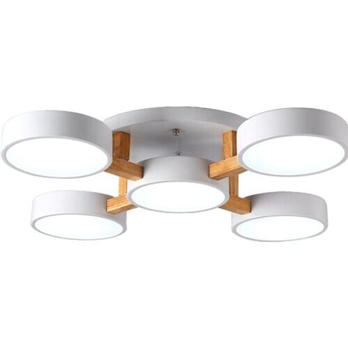 Ceiling lamp Nordic living room simple modern macarons creative personality atmosphere LED study bedroom dining room lamp