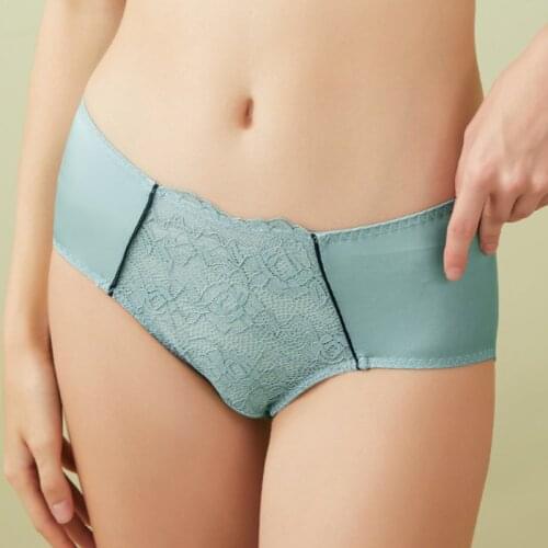 Sexy Womens Match Panties for 4405 Ladies Mid Waist Briefs Plus Size Underwear Shorts Female Lace Solid Underpants L XL XXL XXXL