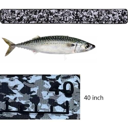Sports Fish Stick 40 inch Deck Sail Boat Fishing Ruler Self-adhesion Fish Measuring Tool Accessories for Boats Sailboats Yachts