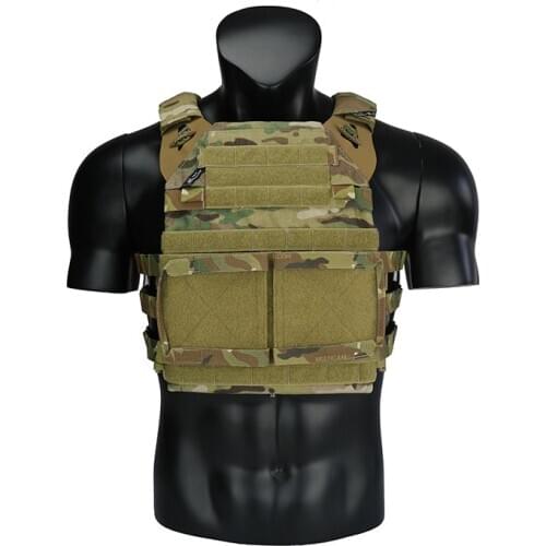 Delustering TwinFalcons Tactical Bulletproof Vest Plate Carrier 2.0 NO MOLLE FRONT PANEL Airsoft CQB CQC Military Police TW-VT13