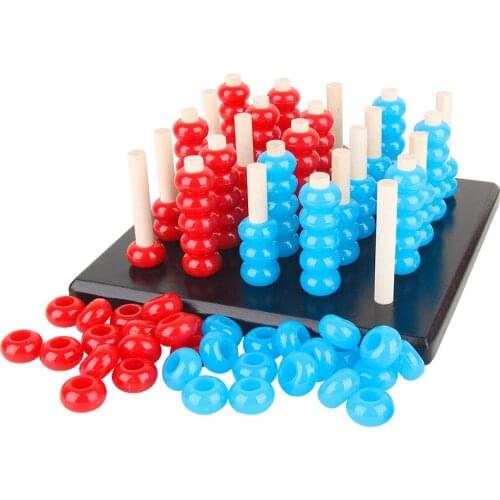 FUN Strongest Brain Against War 3D Five Chess Force Board Game Space Thinking Childrens Gravity Educational Toys