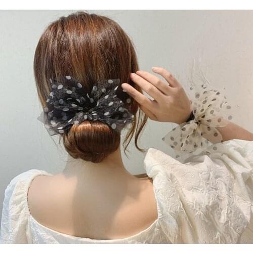 Roller Donut Bun Maker Korean Women Girls Hairpin Bun Hairstyle Knot Flower Hair Maker Tools hair Ornament Headband accessories