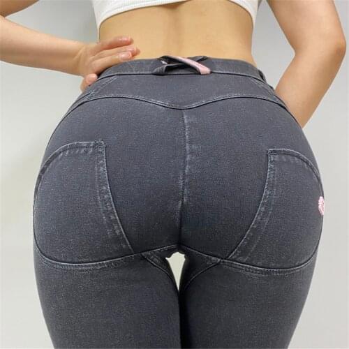 Melody wear petite denim leggings wholesale slimming leggings postpartum girls in tight black leggings