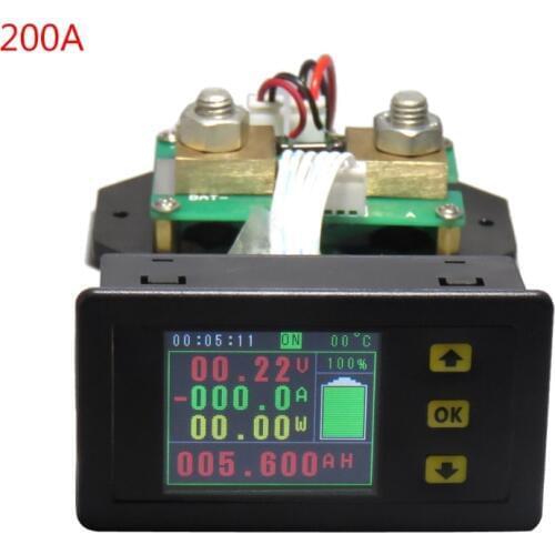 DC120V 100A 200A 300A 500A LCD Combo Meter Voltage Current Monitoring Monitor