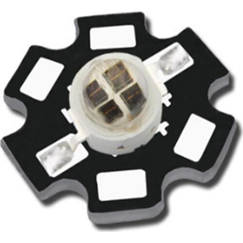 1pc 5W Infrared IR 940NM High Power LED Bead Emitter 4 chip DC1.4-1.7V 1400mA with 20mm PCB for Night Vision Camera
