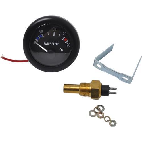 52mm 2 inch Marine Boat Water Temp Gauge with Temperature Sensor 12 Volt