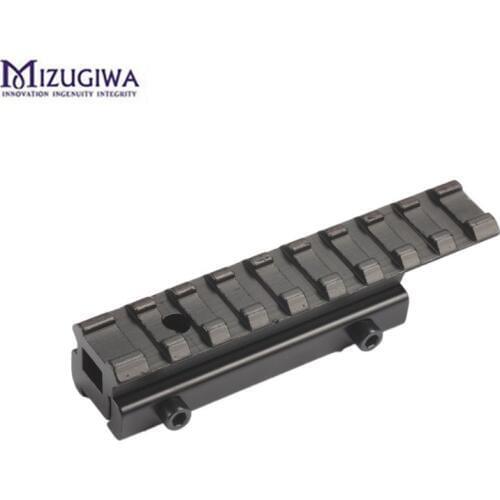 Hunting Scope Gun Adapter Aluminum Alloy Dovetail Rail Mount Extension 11mm to 20mm Weaver Adapter