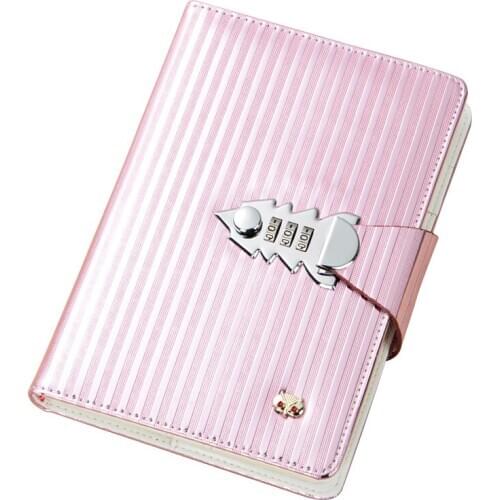 A5 Password Planner Notebooks And Journals Agenda Office Bussiness Diary With Lock Stationery Note Book for School Supplies