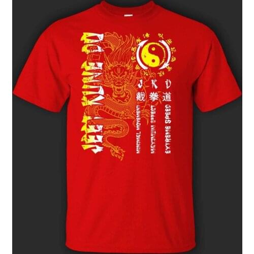 Jeet Kune Do Dragon T-Shirt - Direct From Stockist New 2019 Summer MenS 100% Cotton Basic Style Hip Hop O Neck T Shirt Company