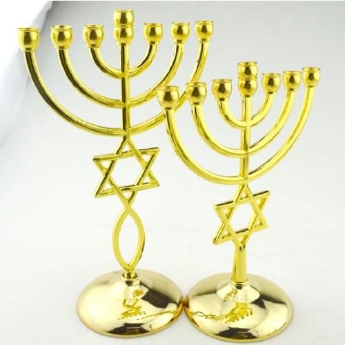 Christian Gift Gold Lampstand Style Home Decorations Candlestick