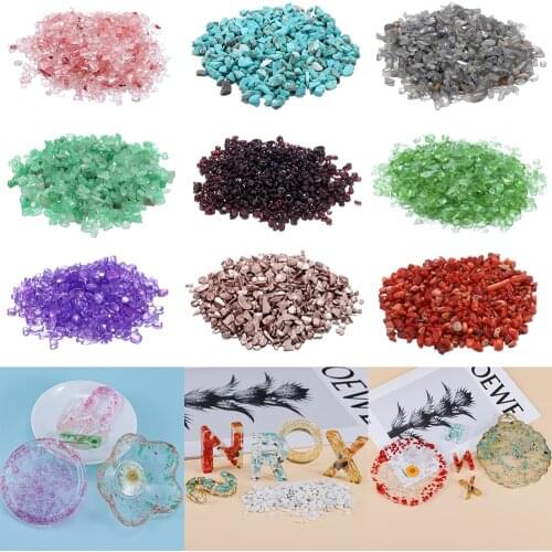 20g/Lot Natural Crystal Quartz Stones Mixing Nail Art Fillings Irregular Manicure Stones for DIY Epoxy Resin Mold Jewelry Making