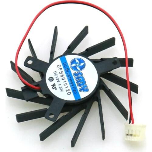 New DFS601012D 12V 4.5W 4Pin 2Wire 55mm 35*35*27mm For MSI Graphics / Video Card Cooler Cooling Fan
