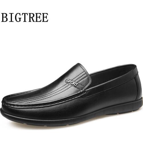 Driving Shoes Men Genuine Leather Shoes Mens Loafers Slip-ons Designer Shoes Men Zapato Hombre Casual Cuero Sepatu Slip On Pria