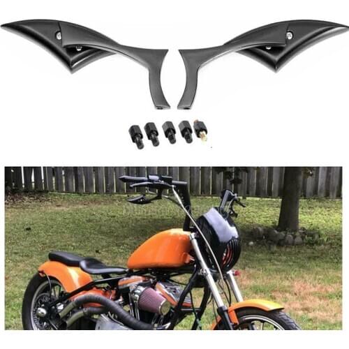Motorcross Motorcycle handlebar rearview Mirrors For Harley Road King Touring XL 883 XL 1200 XL1200N XL1200C SPORTSTER