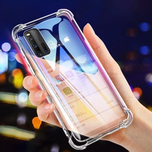 Soft TPU Case For OPPO A72 Case Transparent Anti-knock Plain High Clear Phone Cover For OPPO A52 Case Back Cover For A72 Case