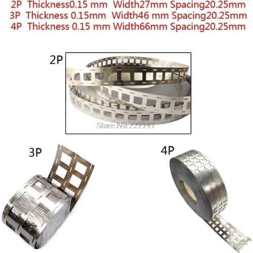 1 meter 2/3/4P pure nickel tab 18650 li-ion battery nickel strip, cell battery Ni belt, EV batteries busbar nickel tape Whosale