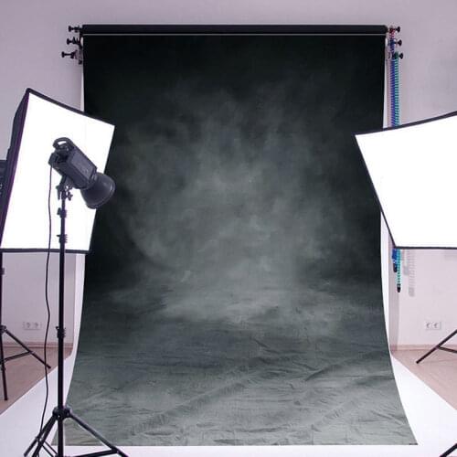 New Dark Grey Black Photo Studio Background Retro Wall Photography Backdrops Lightweight Vinyl 5x7ft