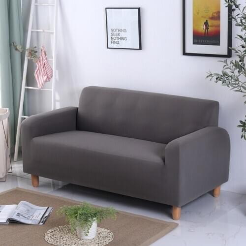 Modern Style Blue Grey Khaki Sofa Cover Slipcovers Big Elasticity Stretch Couch Covers Loveseat Sectional Sofa Towel Furniture