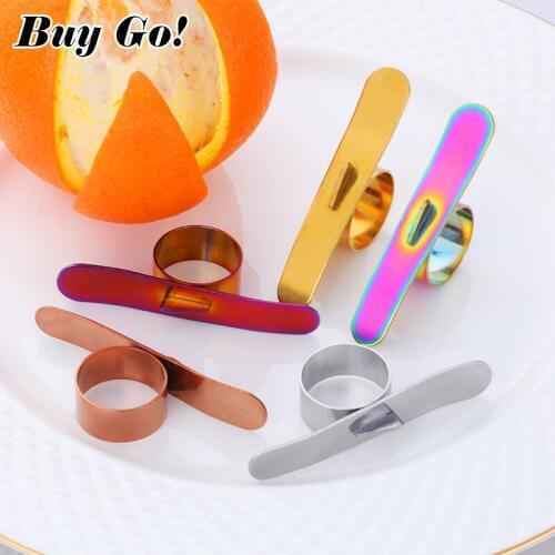 Useful Orange Peeler Tool Stainless Steel Fruit Lemon Orange Opener Peeler Slicer Cutter Kitchen Utensils Easy Open Citrus Fruit