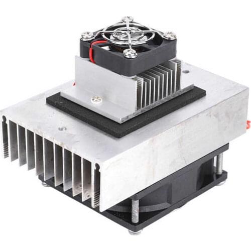 1Pcs DC12V Semiconductor Fridge/Refrigeration Cooling System DIY Kit Mini Air Conditioner Home Appliances