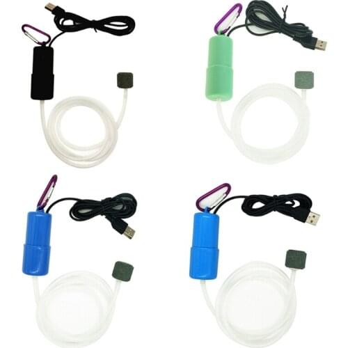 Portable Mini USB Aquarium Fish Tank Oxygen Air Pump Mute Energy Save Compressor