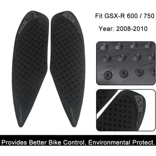 For Suzuki GSX-R GSXR 600 750 GSXR600 GSXR750 2008 2009 2010 Motorcycle Anti slip Tank Pad 3M Side Gas Knee Protector Stickers