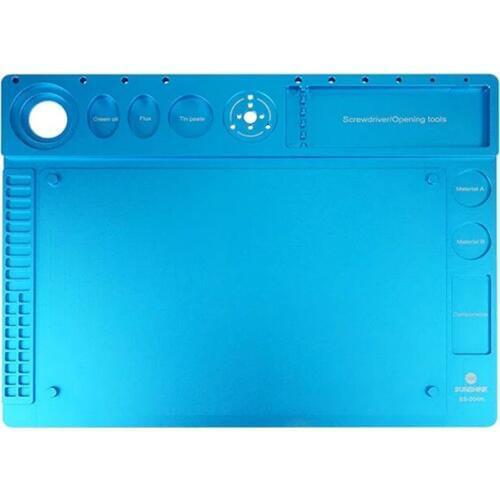 SUNSHINE SS-004N Aluminum Microscope Alloy Repair Pad Professional Version Of The Comprehensive Repair Mat With Microscope Deck