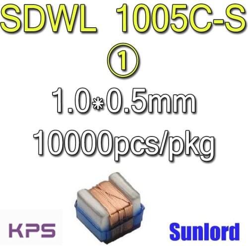 SDWL 1005C-S Wire Wound Chip Ceramic Inductor Bluetooth Wlan 5G AI EMI 3C Phone Video Audio Computer Mobile GSM CDMA PDC