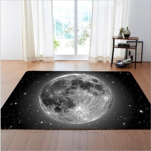 Modern 3D Print Earth Planet Soft Carpets For Living Room Home Decor Area Rug For Kids Crawling Room Antiskid Mats Floor Play