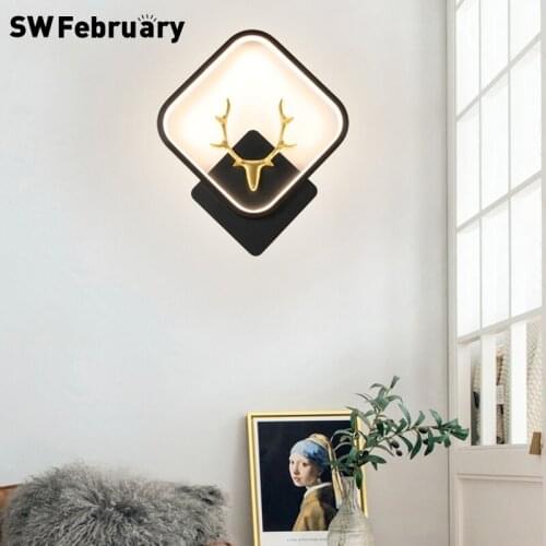 Bedroom Bedside Living Room LED Wall Lamp Creative Personality Modern Minimalist Nordic Aisle Corridor Wall Lamp