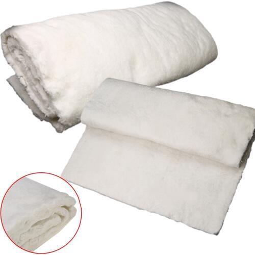 High Temperature White Ceramic Fiber Blanket Thermal Insulation Cotton Refractory Fireproof Blanket For Industry Tool 61cmx100cm