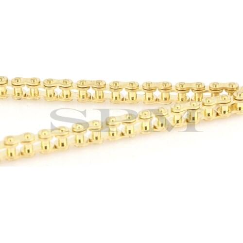 Golden 25H chain 144 links, with 1 spare main link, suitable for 2-stroke 47cc 49cc engine mini motorcycle kart