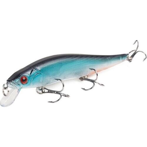 1Pcs 14cm 22.1g Topwater Wobblers 3D Eyes Fishing Lure Minnow Hard Bait 3 fish Hooks Crankbait Floating
