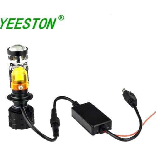 2X H4 H7 H11 9005/hb3 9006/hb4 LED Mini Projector Lens Car Headlight 6000lm Hi/Lo Beam Automobles Bulb Can 12-24V 36W Moto Lamps