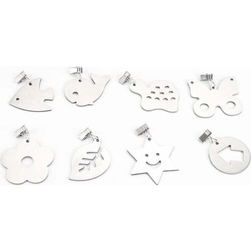 4pcs Stainless Steel Tablecloth Weights Clips Hanging Buckles Clamp for Picnic C6UE