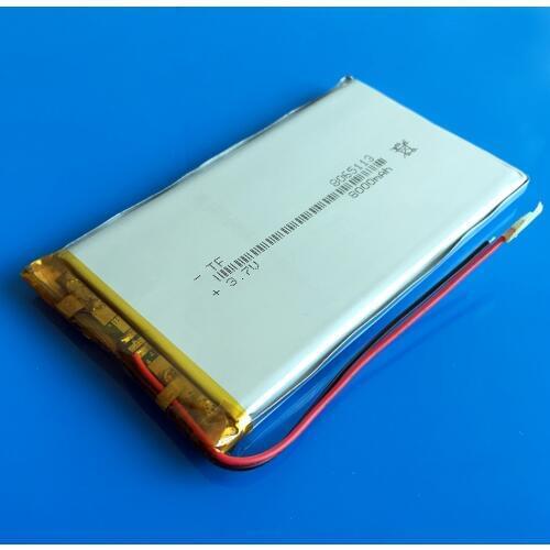 3.7V 8000mAh high capacity rechargeable battery 8065113 lipo polymer lithium li-ion battery for power bank tablet PC laptop PAD