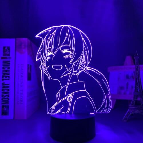 Anime 3d Lamp Food Wars Shokugeki No Soma LED Night Light for Home Room Decor Nightlight Birthday Gift Erina Nakiri Light