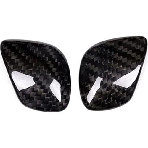 Real Carbon Fiber Car Gear Knob Decoration Sticker for Golf Passat MK6 MK7 CC Bora Jetta POLO Magotan