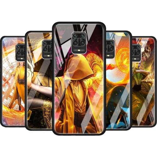 Marvel Ancient One for Xiaomi Redmi Note 10 Pro Max 10S 9T 9S 9 8T 8 7 Pro 5G Luxury Tempered Glass Phone Case Cover