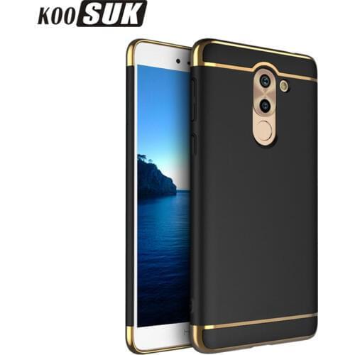 KOOSUK Phone Case For Huawei Honor 6X GR5 2017 Fashion Stitching Back Cover For Huawei 6 X Case Coque 3 in 1 PC Hard shell Funda