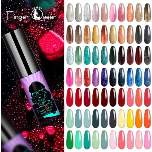 5ML White Black UV Gel Nail Polish 120 Colors Glitter UV Gel Nail Series Led UV Gel Varnish Semi Permanent Nail Gel Varnish