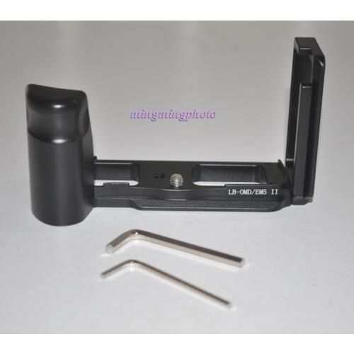 Quick Release L Plate/Bracket Holder hand Grip for Olympus OM-D E-M5 em5 Mark II E-M5II RRS SUNWAYFOTO Markins Compatible