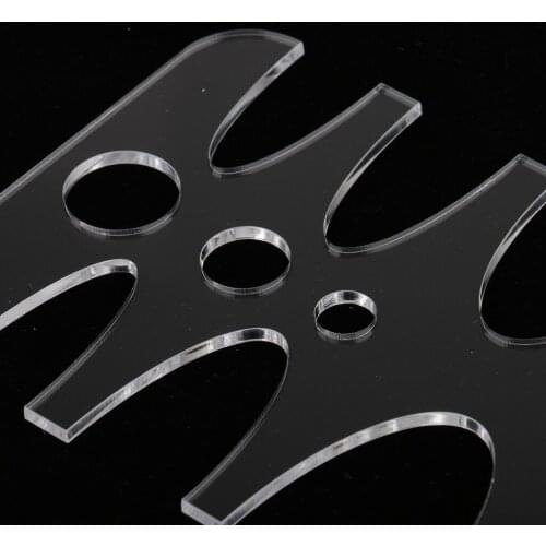 Leather Carft Tool Dx-11 Acrylic Belt Tail Template Diy Template