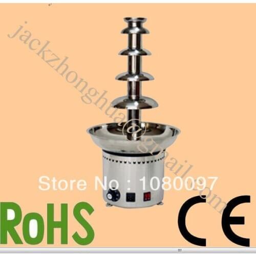 Commerical 5 layers chocolate fondue fountains