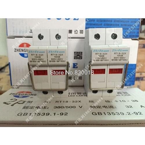Masahiro RT18-32X 2P Base Is Melting Fuse 10*38 Thick Copper Pieces RT18-32-10pcs/lot
