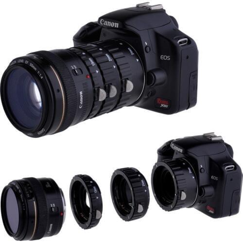 Meike MK-C-B TTL Auto Focus AF Macro Extension Tube Ring Plastic for Canon EOS EF EF-S 450D 500D 55D 600D 1100D T5i T4i T3i