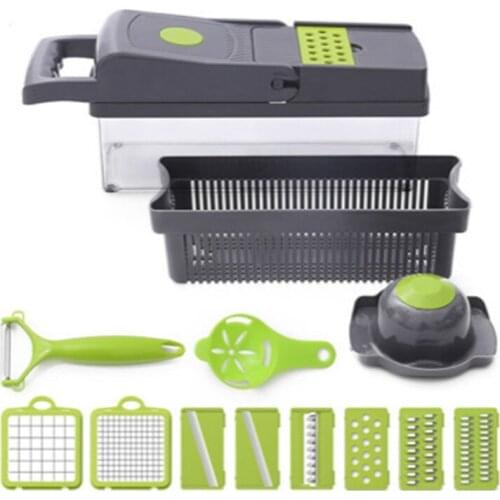 Multi Function Chopper Kitchen Chopper 12 In 1 Chopper Slicer Potato Slicer Salad Chopper