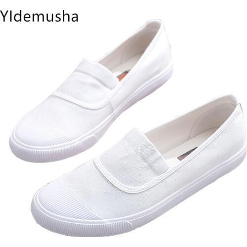 New light canvas men shoes Mens non slip vulcanized shoes white breathable casual mens shoes fashion mens flat running shoes